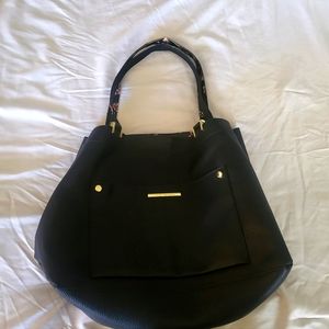 Steve Madden Large Leather Boho Tote in Black 🖤